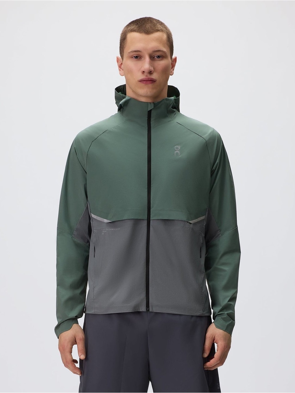 Kith for On Core Jacket in Olive Men’s Size XL Reflective Logo Windbreaker